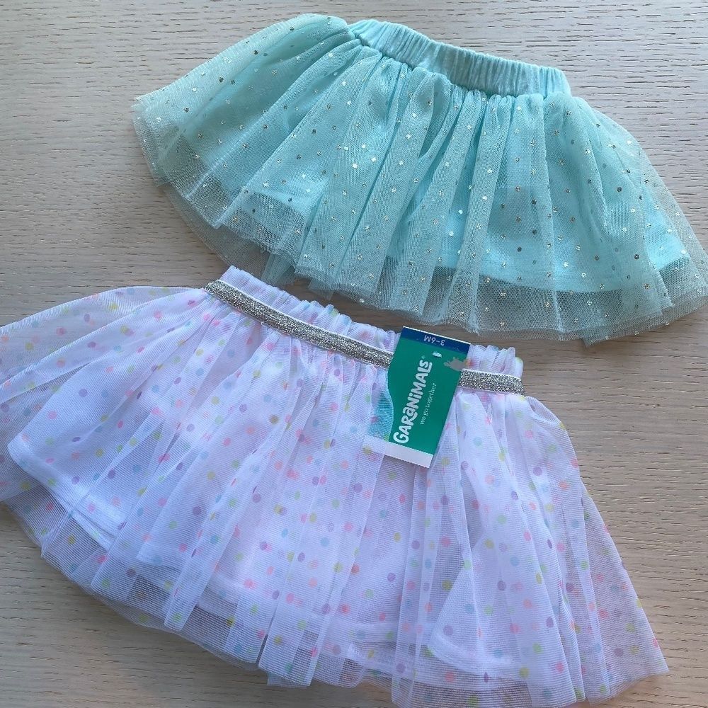 0177 Two Tulle Baby Tutus New